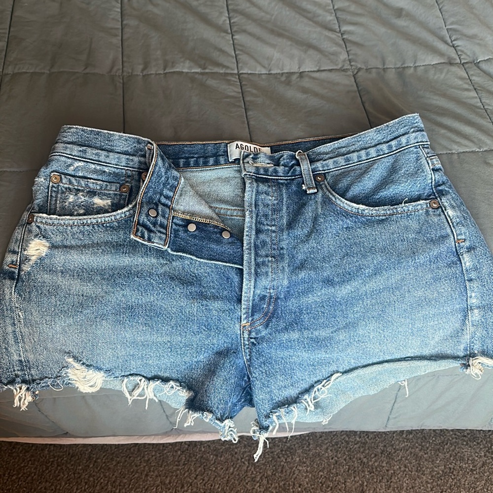 Agolde denim shorts